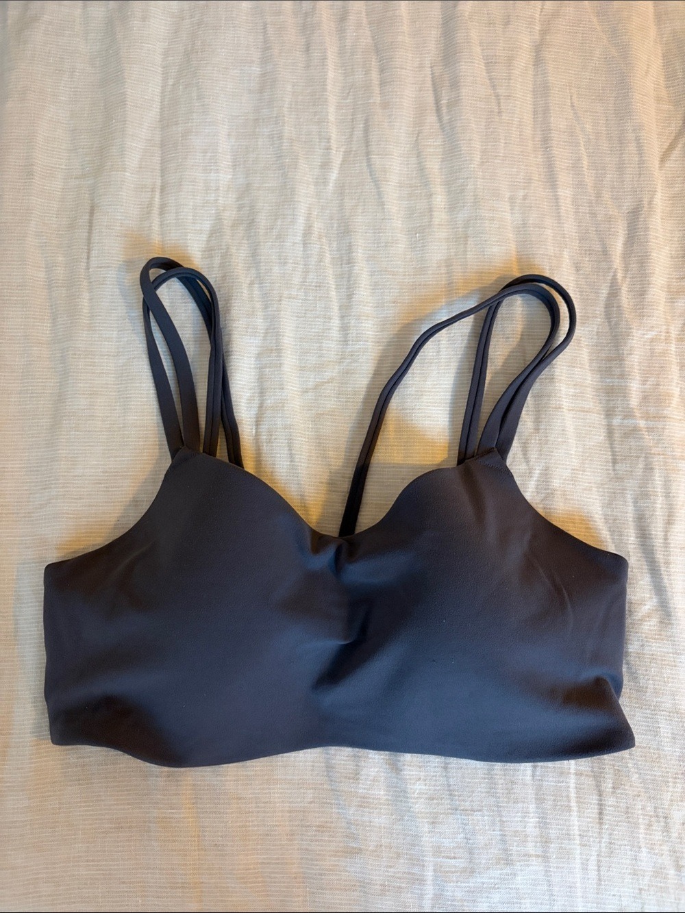 Nike Double-Strap Black Bralette